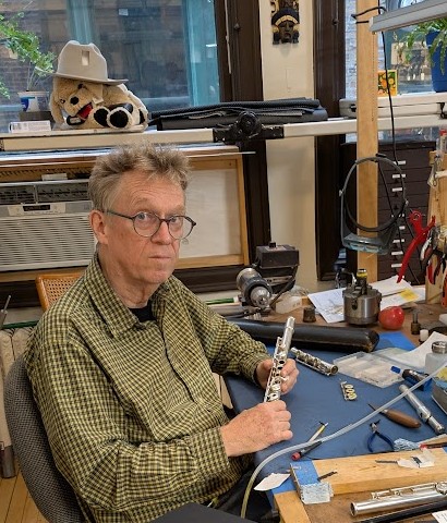 Tom Peterson at bench